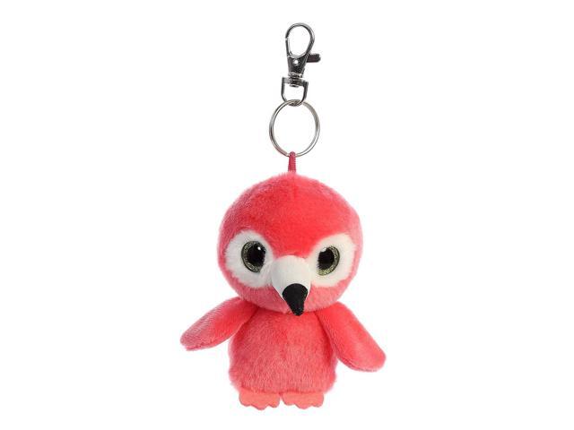 Aurora World Inc. YooHoo 3.5' Mango Flamingo Keychain Plush Stuffed Animal
