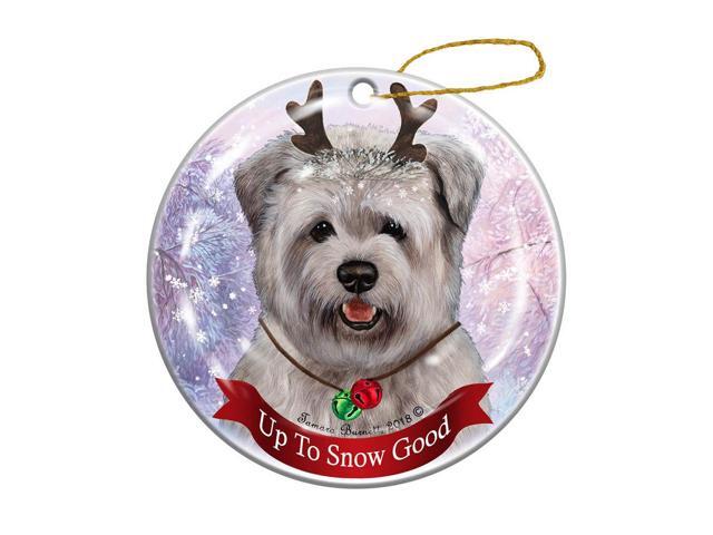 Holiday Pet Gifts Glen of Imal Terrier Blue Dog Porcelain Christmas Ornament