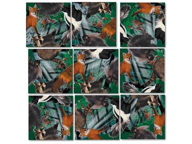 B Dazzle Forest Animals Scramble Squares 9 Piece Puzzle
