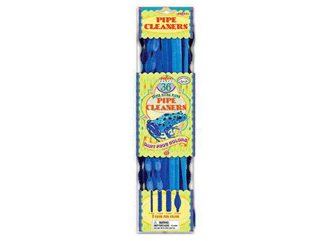 eeBoo Blue Pipe Cleaners - Dart Frog Colors