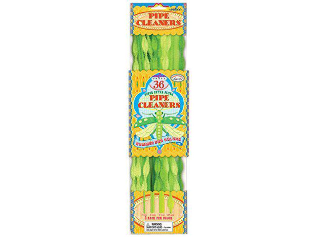 eeBoo Summer Bug Green Pipe Cleaners Craft Kit