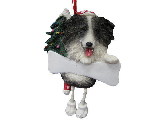 E & S Pets 35356-5 Border Collie Dangling Dogs Ornament