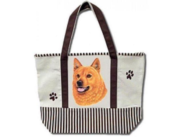 ES Pets 68575-129 Finnish Spitz Heavy Duty Canvas Tote Bag