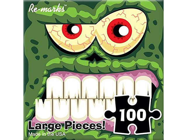 Green Hulk 100 Piece Puzzle by Re-marks Monster Series