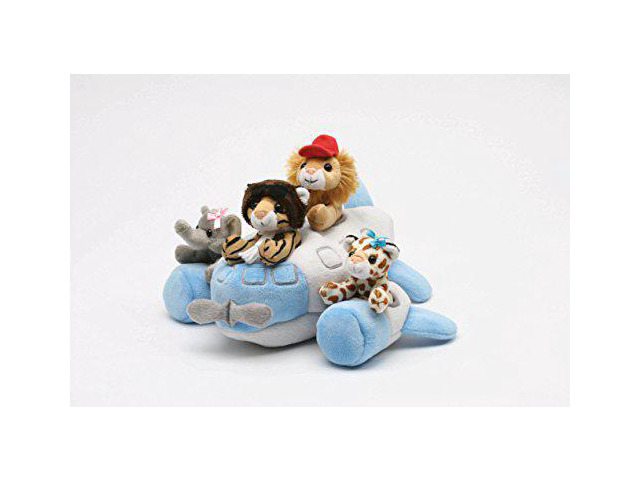 Unipak Designs 12' Airplane House Plush Stuffed Animal Toy 7166AP