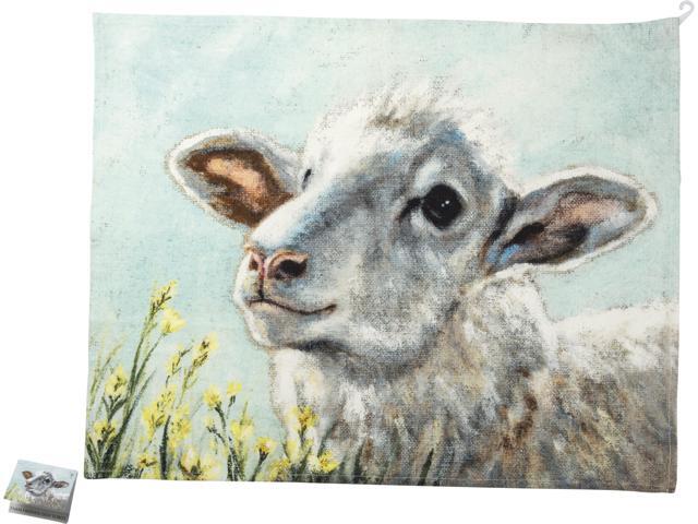 Primitives by Kathy Farmhouse Collection Cotton Dish Towel - Sheep