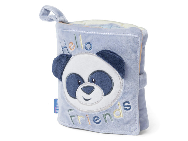 GUND Baby Toothpick Panda, Llama, Fox, & Mouse Soft Book, 8 Inches