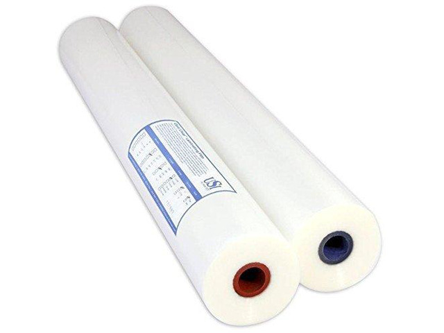 Opti Clear Thermal Low-Temp EVA Roll Laminating Film, 1 Inch Core, 3 Mil, 27 Inches x 250 Feet, Gloss Finish, 2-Pack