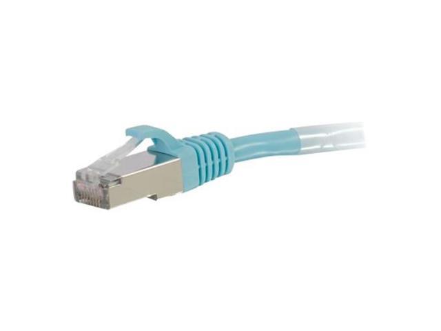 C2G 00763 7FT CAT6A SNAGLESS UNSHIELDED (UTP) ETHERNET NETWORK PATCH CABLE - AQUA