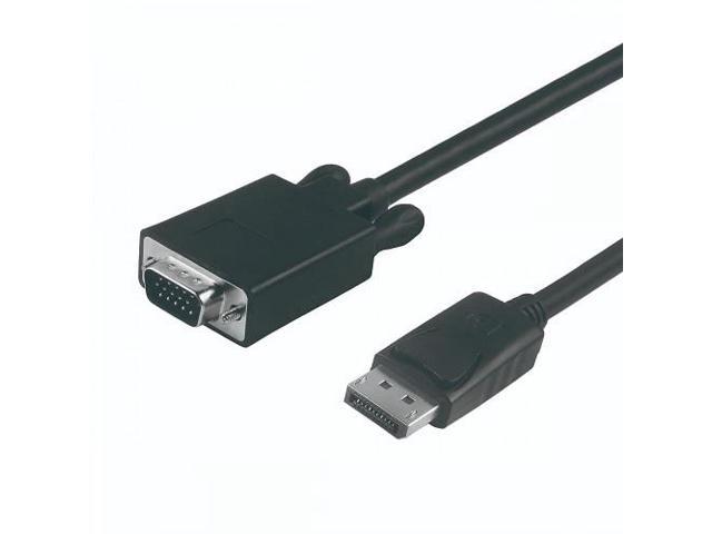 VisionTek 901216 DisplayPort to VGA 6ft.(2 Meter) Cable (M/M)