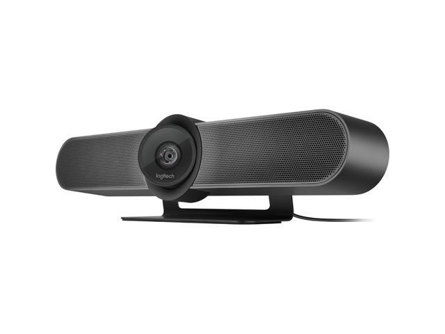 Logitech MeetUp Video Conferencing System, Ultra HD 4K/1080p/720p, 3 Microphones/Adjustable Speakers, Wide Field of View 120°,...