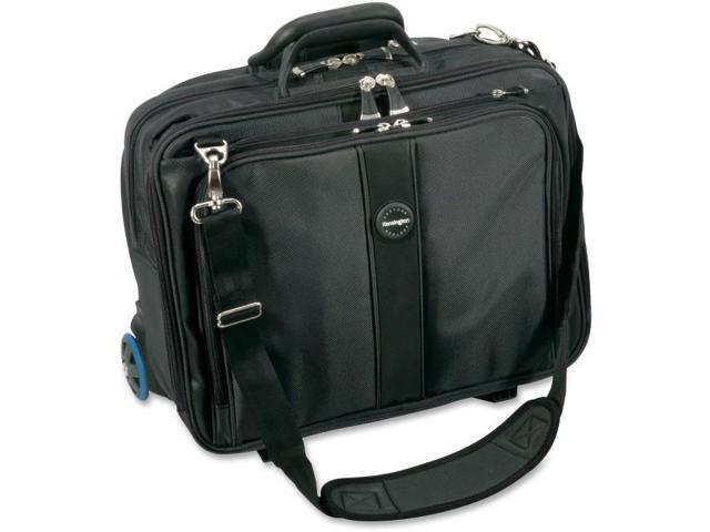 Kensington - 17" Nylon Rolling Laptop Bag - Black - image 5