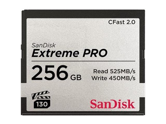SanDisk Extreme Pro 256GB CFast 2.0 Memory Card SDCFSP-256G-G46D