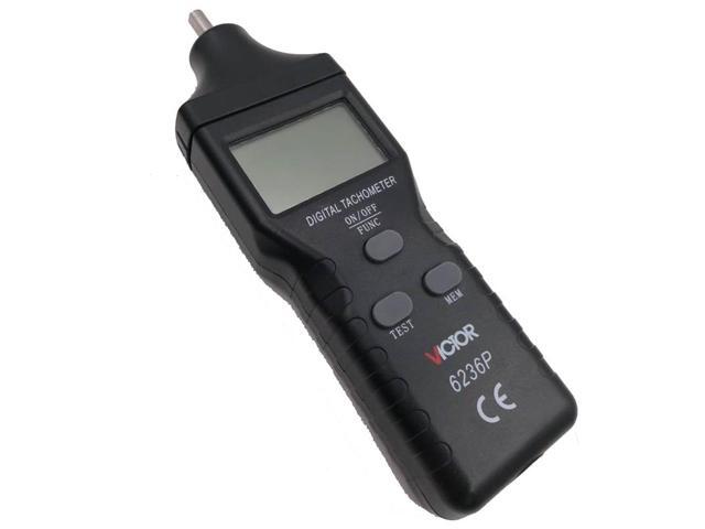 VICTOR VC6236P Digital Laser non-contact tachometer photoelectric Tachometer 5 digits large screen LCD display
