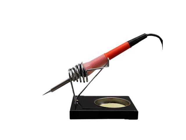 ELECALL Soldering Iron Support Stand Holder Base Metal Base Rectangle Stand Holder Base Support Station Safety Protecting Base