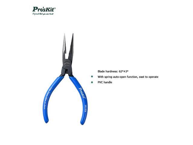 8PK-906 1.2mm Needle-Nose Pliers Steel Cutting Nippers Precision long reach Needle Cutting Tool