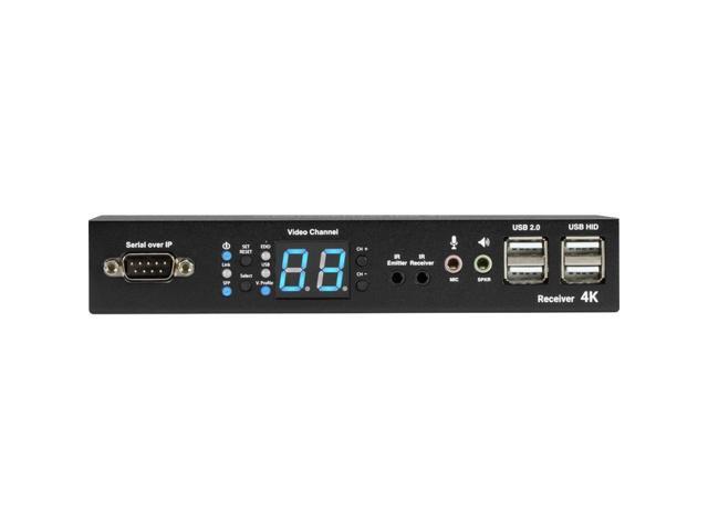 Black Box MediaCento IPX 4K Receiver - HDMI- USB- Serial- IR- Audio - 1 Computer(s (VXHDMI4KIPRX) - image 2