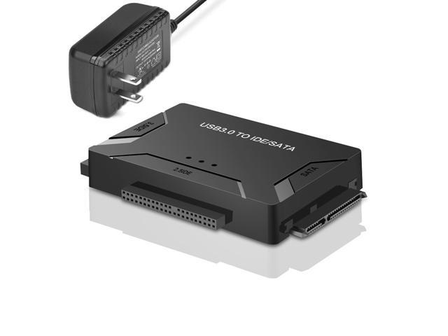ESTONE USB 3.0 to SATA and IDE Converter External Hard Drive Adapter Kit for Universal 2.5/3.5 HDD/SSD 2.5' 3.5' IDE Hard Drive Disk, Included...