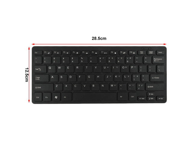 ESTONE 2.4G Wireless Keyboard and Mouse Combo, Keyboard and Mouse Mini Multimedia Keyboard Mouse Combo Set For Notebook Laptop Mac Desktop PC TV...