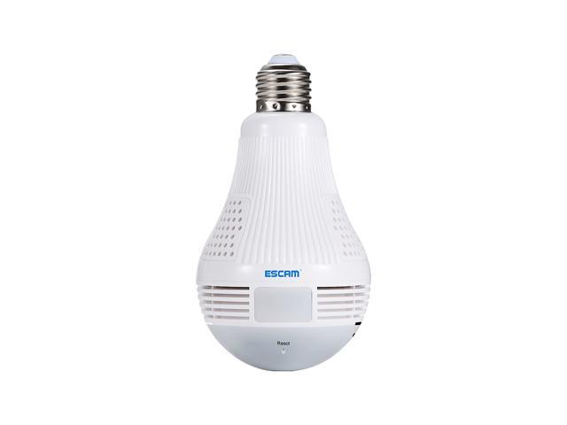 Photos - Surveillance Camera ESCAM QP136 1.3MP Smart LED Bulb Wifi Fisheye 360° VR Panoramic IP Indoor