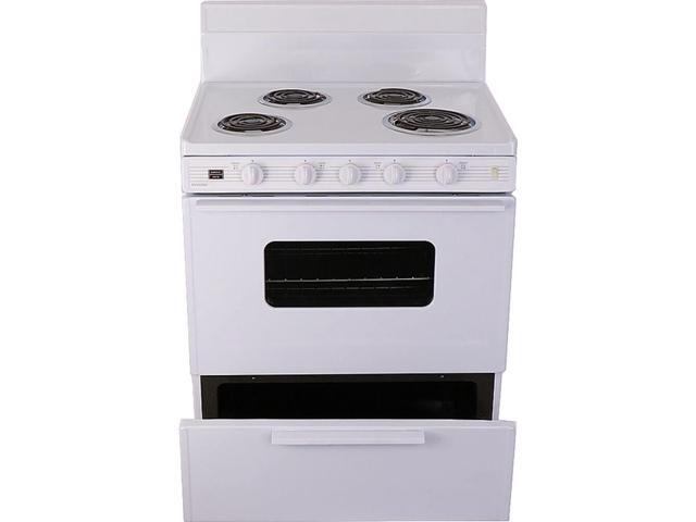 Premier EFK290OP 3.9 Cu. Ft. White Freestanding Range
