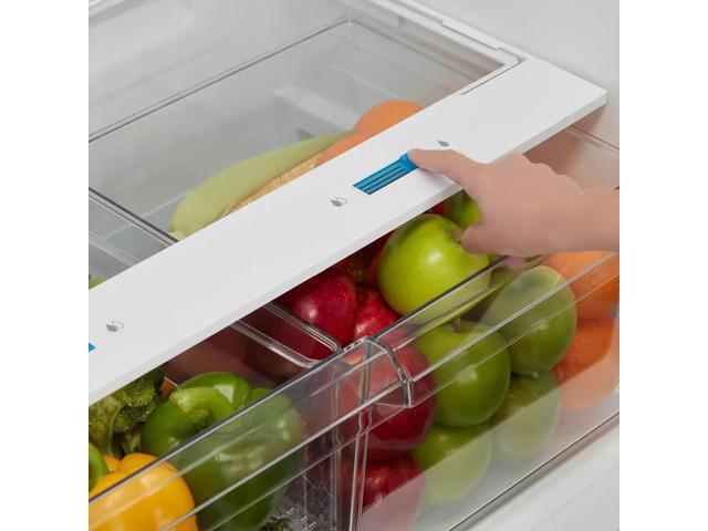 Midea MRT21D3BWW 21 Cu. Ft. White Garage Ready Top Freezer Refrigerator
