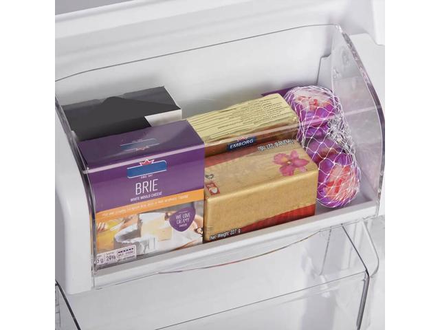 Midea MRT21D3BWW 21 Cu. Ft. White Garage Ready Top Freezer Refrigerator