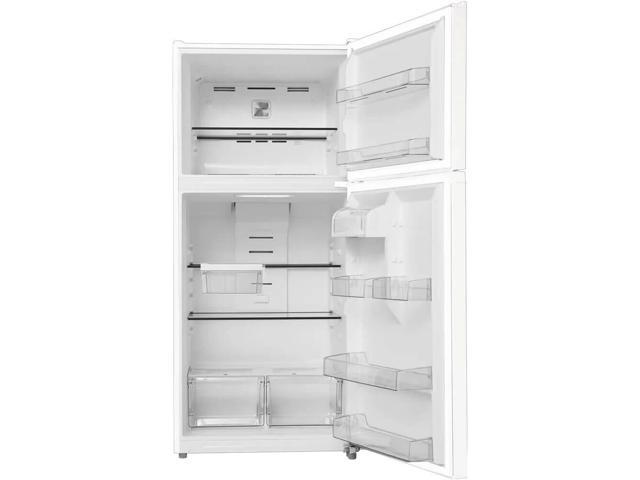 Midea MRT21D3BWW 21 Cu. Ft. White Garage Ready Top Freezer Refrigerator