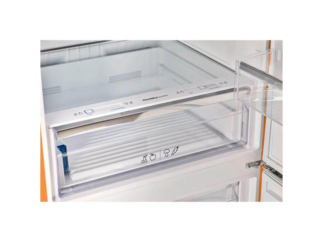 Unique Appliances - Classic Retro 16.7 cu.ft Bottom Freezer Counter Depth Refrigerator - Creamsicle Orange - image 8