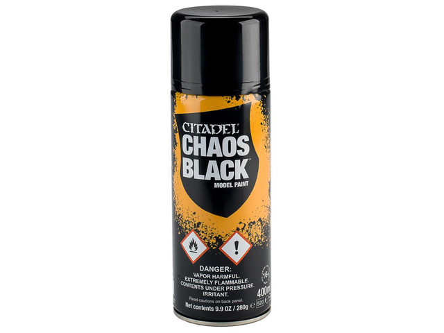 Games Workshop GW6202 Citadel Spray Paint - Chaos Black