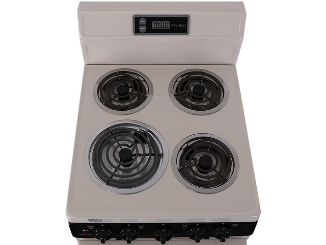 Premier EAK220TP 2.4 Cu. Ft. Biscuit Freestanding Electric Range