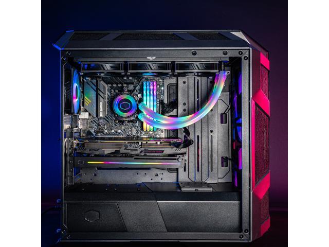 Cooler Master LED Tube Sleeve A1, 30 Addressable RGB LEDs Soft Rubber easy molding Versatile Sizing 10mm Diameter for Liquid Cooling Tubing