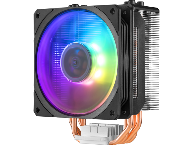 Cooler Master Blizzard T400 (Spectrum ver.) CPU Cooler - Single Mode RGB PWM Fan & 4 Direct Contact Heatpipes - Intel Socket LGA.