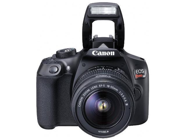Canon EOS Rebel T6 18.0 MP DSLR Camera with EF-S 18-55mm DC III Lens (EOSREBELT6KITDC)