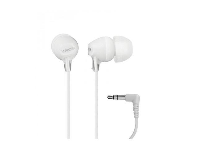 Sony Fashion Color EX Series Earbuds - Stereo - Mini-phone - Wired - White