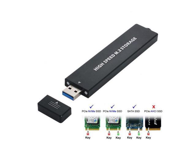 Cablecc USB 3.0 to NVME M-key M.2 NGFF SATA SSD External PCBA Case Conveter Adapter RTL9210B Chipset