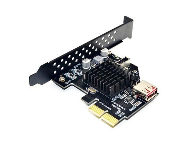 Chenyang USB 3.1 Front Panel Socket & USB 2.0 to PCI-E Express Card Adapter for Motherboard