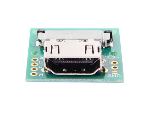 Cablecc Raspberry PI Camera Module to HDMI Type A Male HDTV FPC Flat Cable 5cm fit for PES001