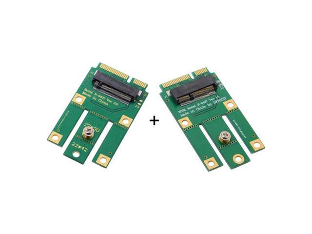 Xiwai M.2 NGFF A-key E-key Wifi to Mini PCI-E Adapter for Bluetooth Wireless Wlan Card AX200 9260 8265 8260