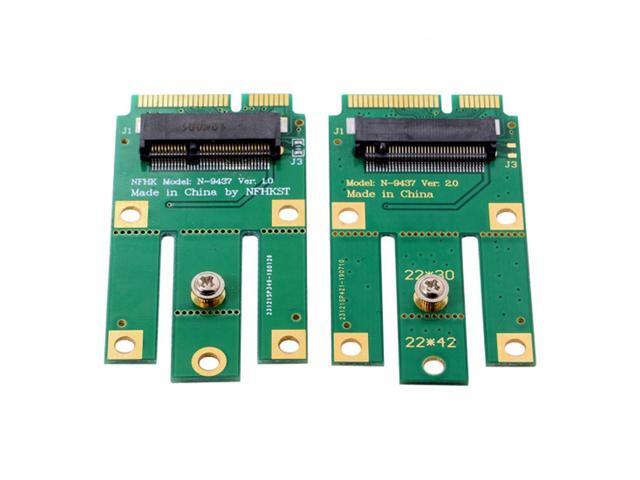 Cablecc M.2 NGFF A-key E-key Wifi to Mini PCI-E Adapter for Bluetooth Wireless Wlan Card AX200 9260 8265 8260