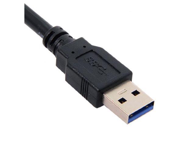 Xiwai 1m Waterproof Dual USB 3.0 Extension Latch Mount Car AUX Cable for Dashboard Panel