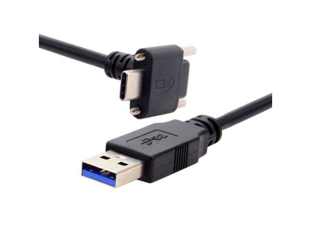 Chenyang 3.0 Fit for Oculus Link VR USB 3.1 Type-C Dual Screw Locking to Standard USB3.0 Data Cable