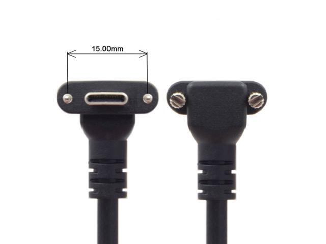 Chenyang 3.0 Fit for Oculus Link VR USB 3.1 Type-C Dual Screw Locking to Standard USB3.0 Data Cable