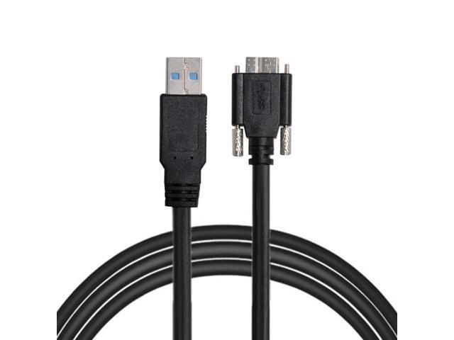 Chenyang 8m USB 3.0 A Type Repeater Cable Male to Micro USB 3.0 B Male with Mount Panel Screws for Camera