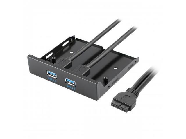 CHENYANG USB 3.0 Dual Port Front Panel to Motherboard 20Pin Connector Cable for PC 3.5' Floppy Bay