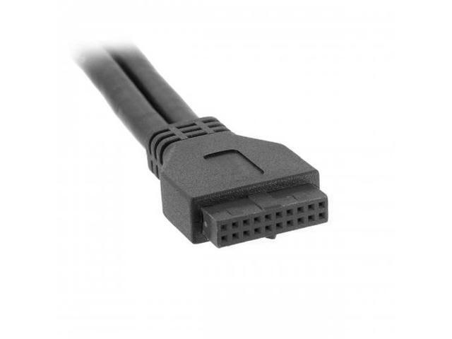 CHENYANG USB 3.0 Dual Port Front Panel to Motherboard 20Pin Connector Cable for PC 3.5' Floppy Bay