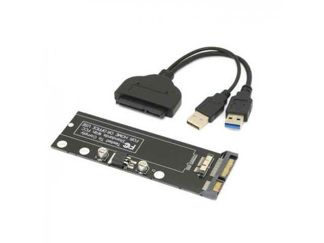 Cablecc USB 3.0 to 12+6pin SSD HDD to SATA 22Pin Hard Disk Cartridge Drive for Apple 2010 2011 Macbook Air A1369 A1370 SSD