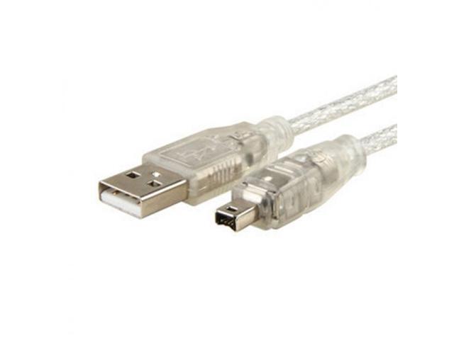 CHENYANG USB Male to Firewire IEEE 1394 4 Pin Male iLink Adapter Cord Cable for SONY DCR-TRV75E DV