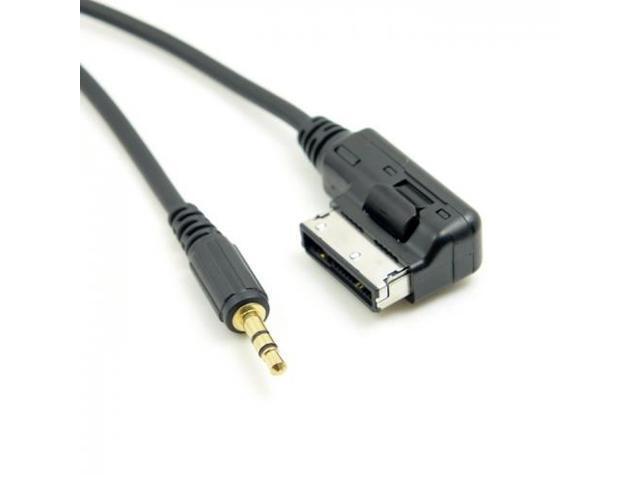 Cablecc Media In AMI MDI to Stereo 3.5mm Audio Aux Adapter Cable For Car Mercedes Benz & iPhone & Cell Phone