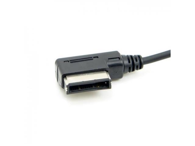 Cablecc Media In AMI MDI to Stereo 3.5mm Audio Aux Adapter Cable For Car Mercedes Benz & iPhone & Cell Phone